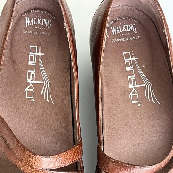 Dansko Tina Mary Jane leather clogs 40 US 9.5-10 walking company exclusive - Picture 7 of 14